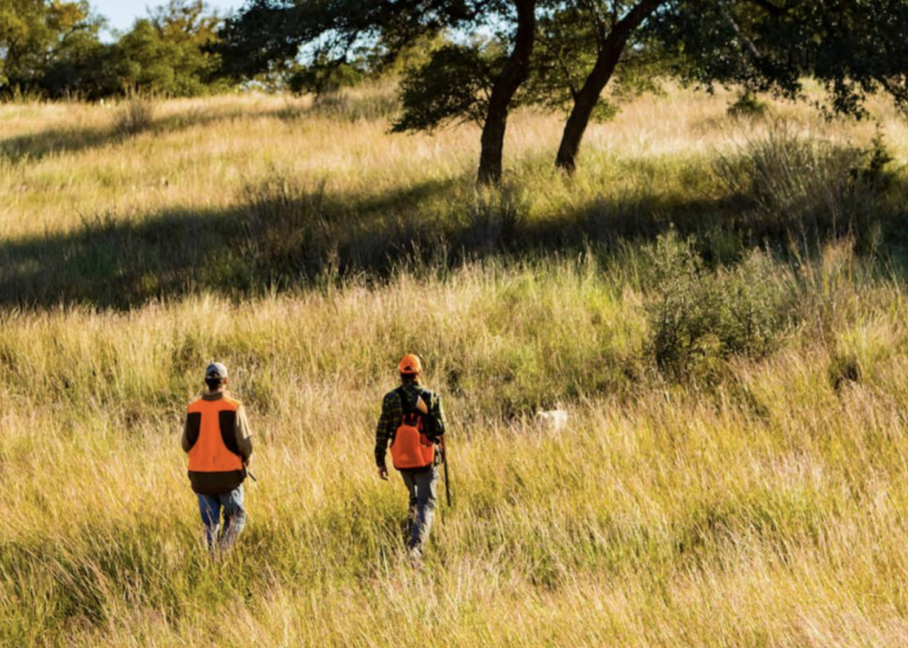Quail hunting at Joshua Creek Ranch is integral to the Post Oak Hotel 'Sky to Table' package